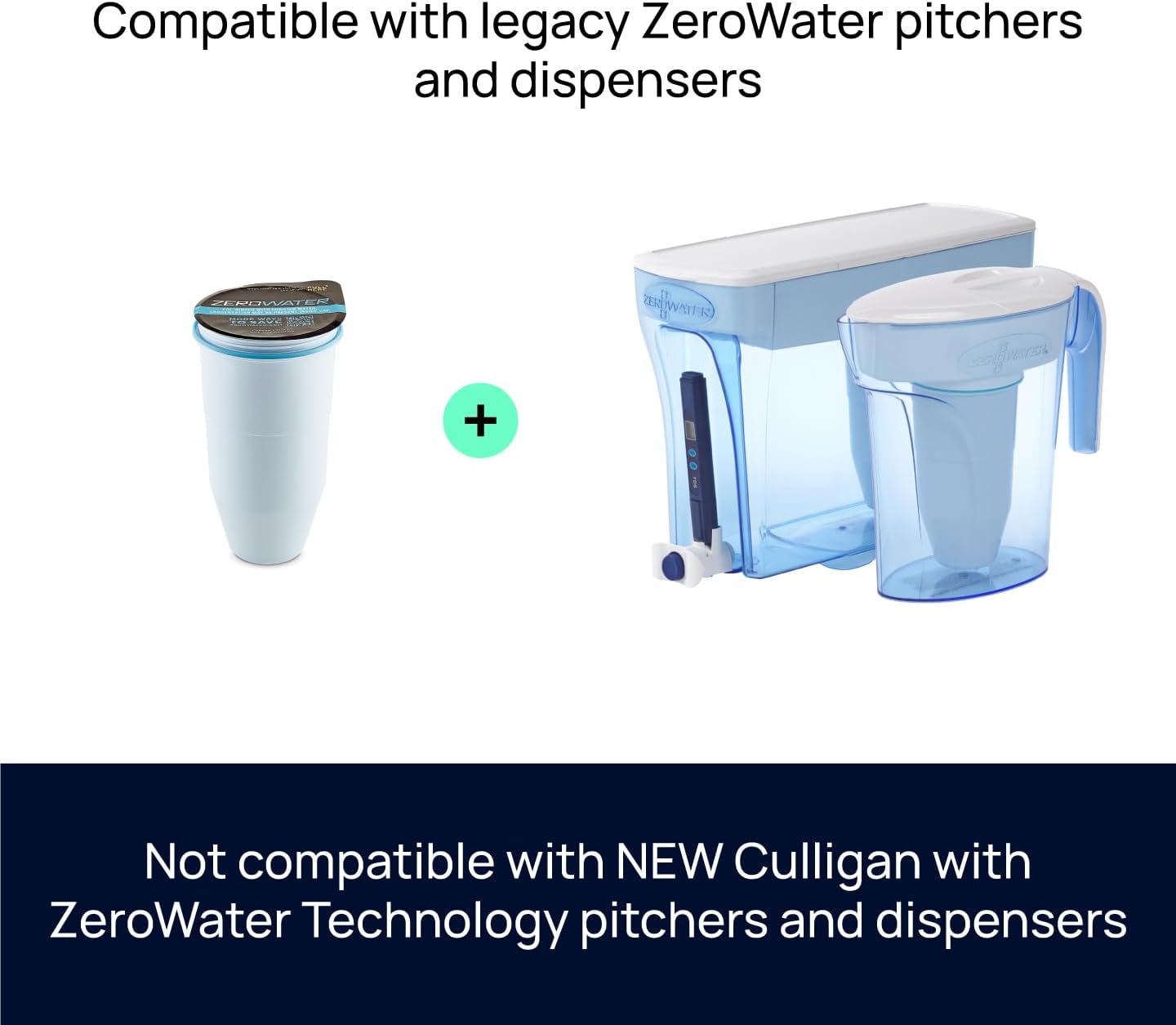 ZeroWater Instant Read Wasserfilterspender, 12,3 Liter, 5-stufiger Wasserfilterspender mit sofortiger Anzeige, 0 TDS, IAPMO-zertifiziert zur Reduzierung von Blei, Chrom und PFOA/PFOS – Bild 2