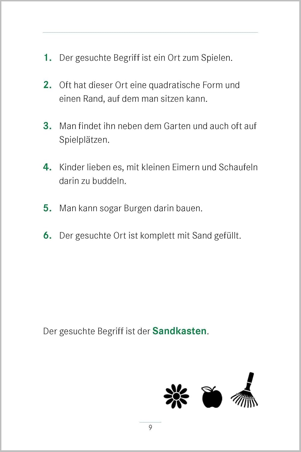 Umschreibungen Garten: Beschäftigung und Gedächtnistraining für Senioren mit Demenz. Beliebt und bewährt bei Senioren (SingLiesel Kompakt. Für ... für Senioren. Auch mit Demenz) – Bild 7