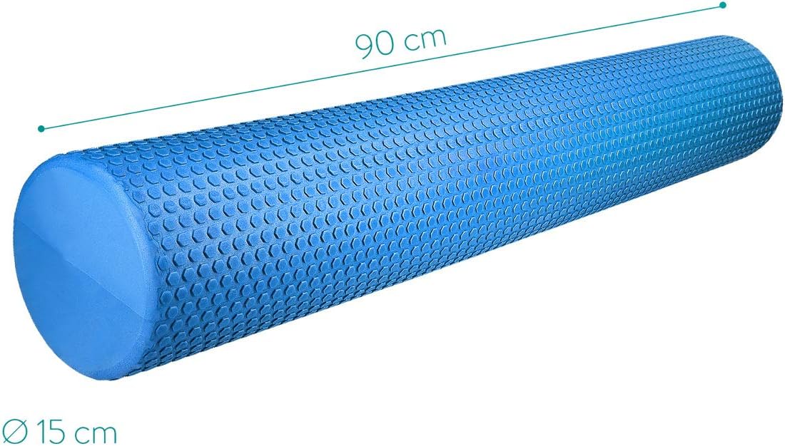 Navaris Pilates Roller Faszienrolle 90 cm lang – Pilates Roller Faszien Yoga Roller – Schaumstoffrolle für Rückenfitness – Massagerolle Verschiedene Farben – Bild 4