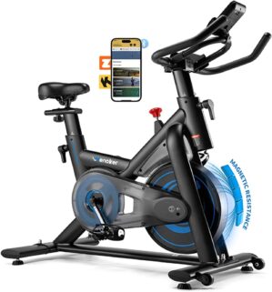 Wenoker Heimtrainer Fahrrad mit App...