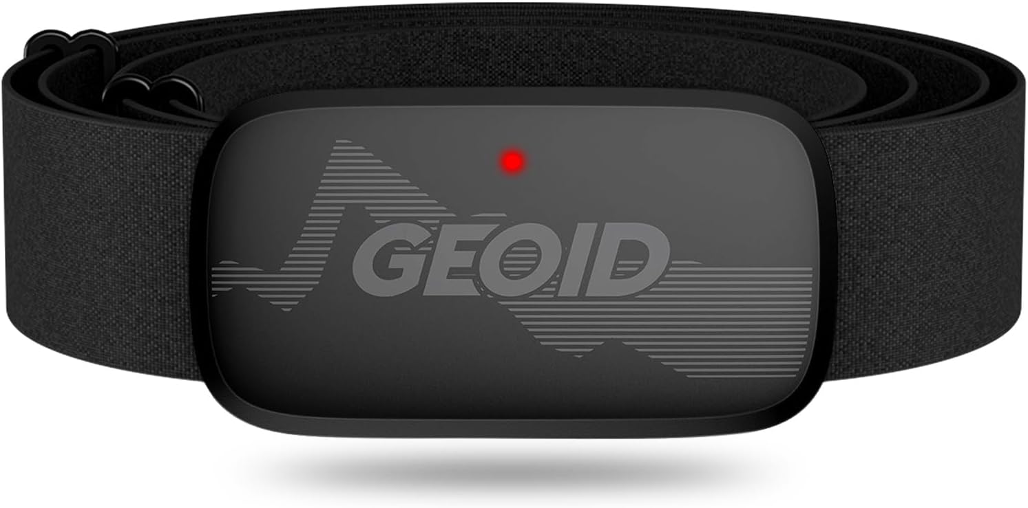 GEOID HS500 Herzfrequenzmesser Brustgurt Herzfrequenzmesser Brustgurt Bluetooth 4.2/ANT+ Herzfrequenzsensor Wasserdicht IP67