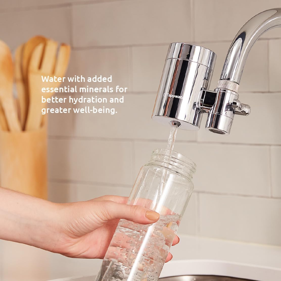 Tappwater EcoPro SMR Wasserfilter-Wasserhahn mit 6 Stufen und schwedischem Mineralgestein. Filtert +100 Stoffe und fügt Mineralien für reines, gesundes Wasser hinzu. Wasserreiniger mit exklusiver Technologie – Bild 4