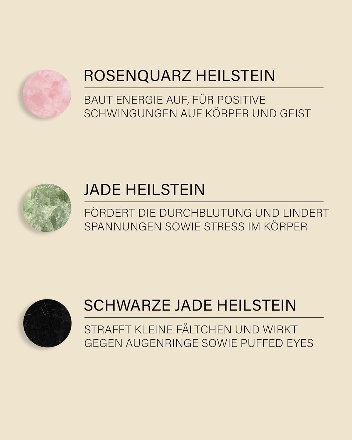Rosental Organics® Gesichtsroller mit Anti-Aging-Wirkung gegen Falten, wohltuend für die Haut, Hautstraffung durch Gesichtsmassageroller, 100 % natürlich – Bild 6