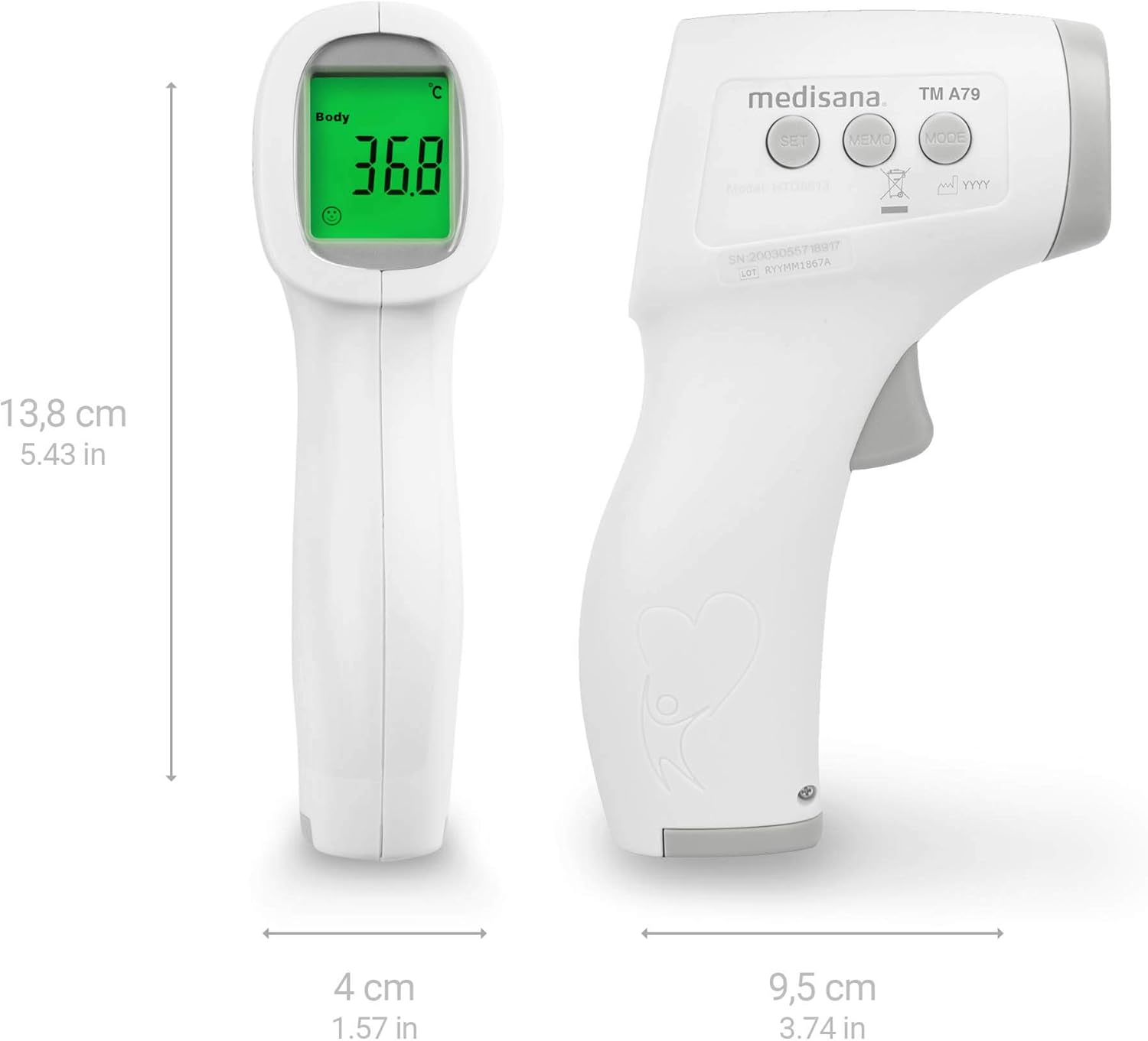 Medisana TM A79 Infrarot-Körperthermometer – Bild 2