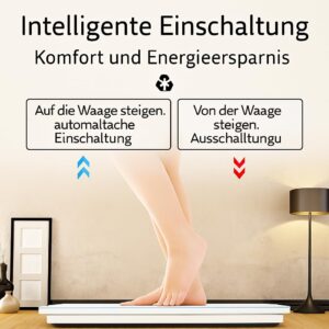 Körperanalysewaage Smart Bluetooth...