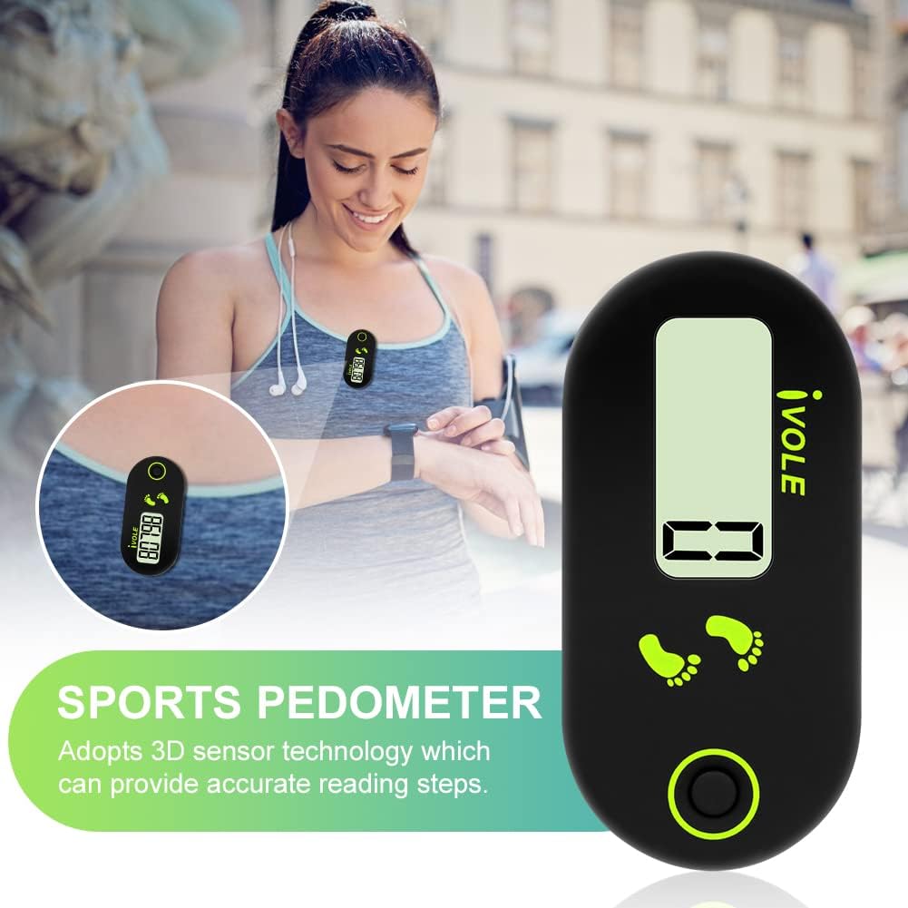 Flintronic Mini-Schrittzähler – 3D-Schrittzähler mit Clip-Lanyard, perfekt zum Gehen, Laufen, Sport und für Senioren – Bild 7