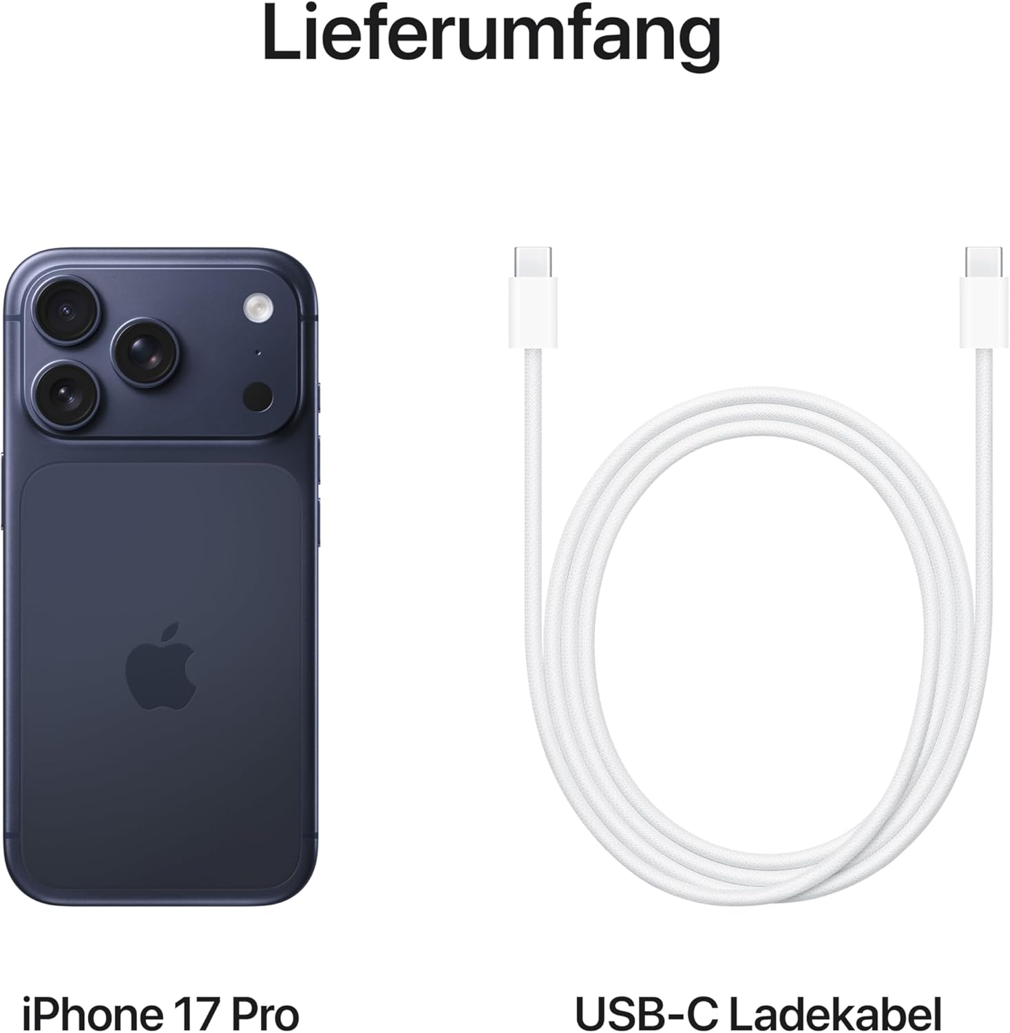 Apple iPhone 17 Pro 512 GB: 6,3-Zoll-Display mit ProMotion bis zu 120 Hz, A19 Pro-Chip, bahnbrechende Akkulaufzeit, Pro Fusion-Kamerasystem mit Center-Stage-Frontkamera; Tiefblau – Bild 6