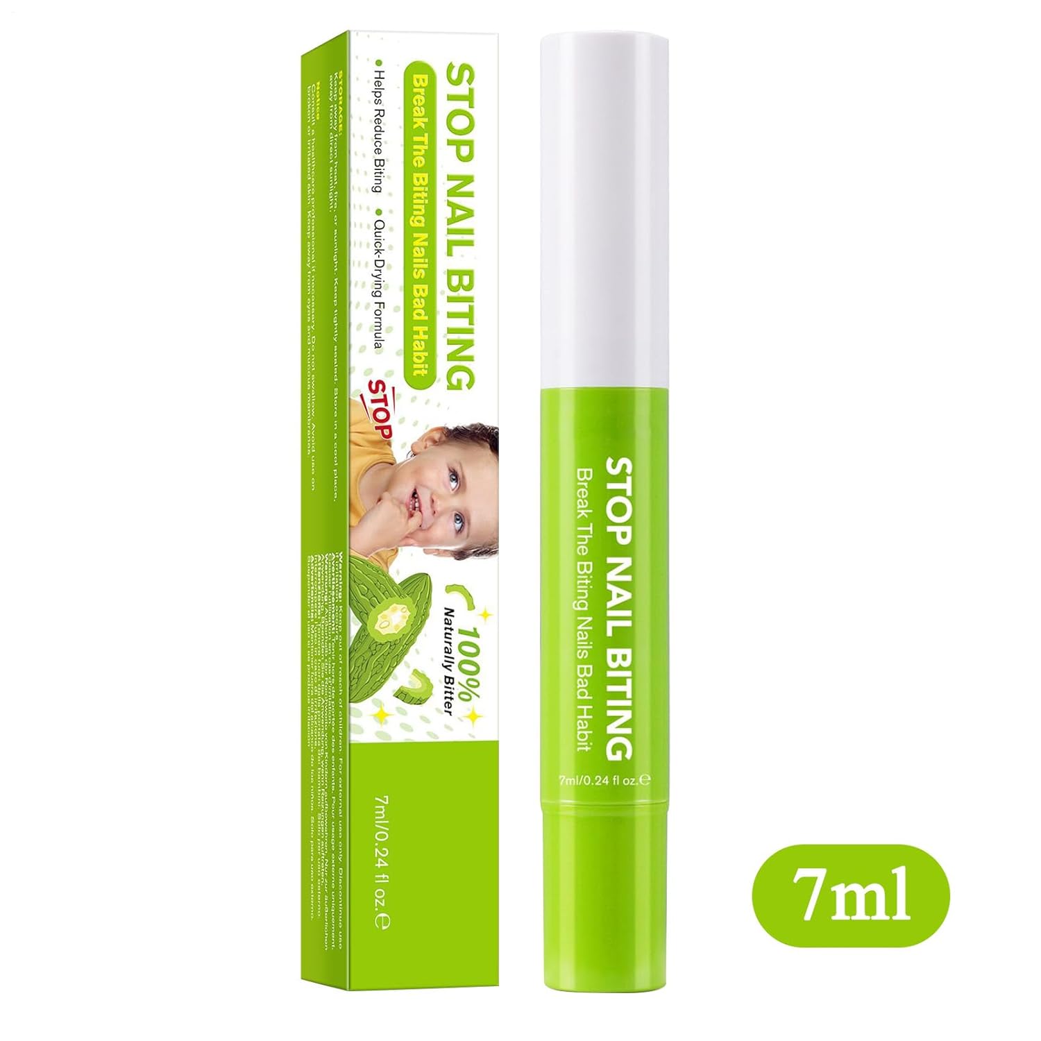 Stoppen Sie Nagelbeißen für Kinder, 7 ml, verhindert Fingernägel, Präventionsstift, natürliche Gesundheitsvorsorge, Saugengewohnheiten für Nägel, Fingernägel, Männer, Frauen, Erwachsene – Bild 6