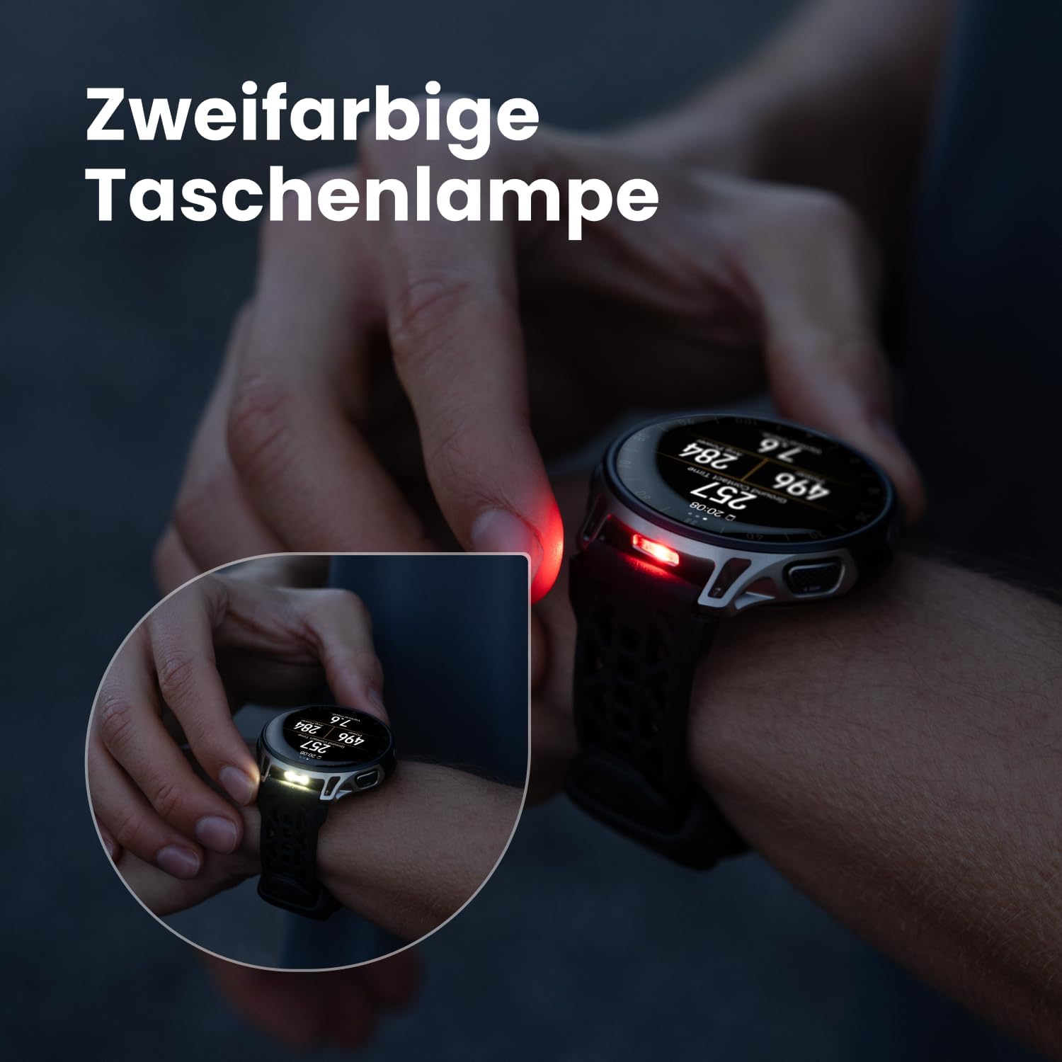 Amazfit Cheetah Lauf-Smartwatch mit Dualband-GPS, Routennavigation und Offline-Karten, Trainingsvorlage, Herzfrequenzmesser, integrierter Alexa, Ladezeit: ca. 2 Stunden, Titan, Einheitsgröße – Bild 7