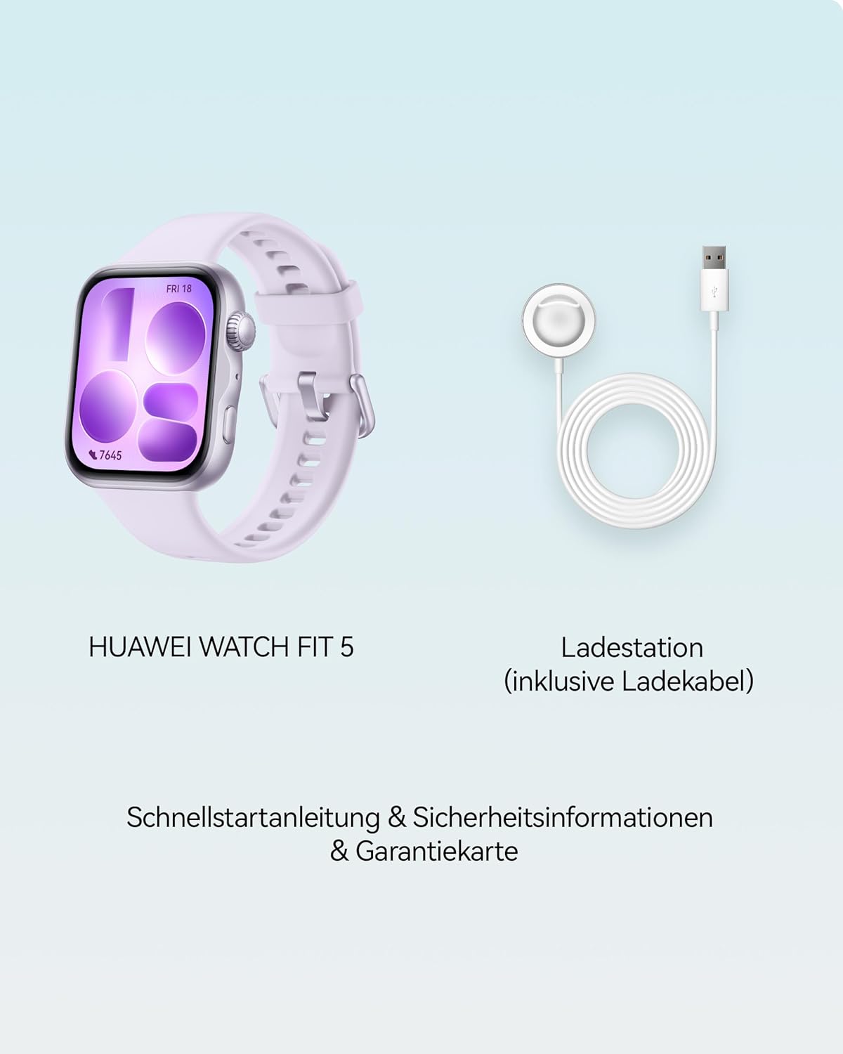 HUAWEI Watch FIT 5 Smartwatch, GPS, 1,82-Zoll-Display, Sportuhr mit Schlaf-Tracker, NFC-Zahlung, Sturzerkennung, Gesundheitsmanagement, bis zu 10 Tage Akku, 5 ATM, für iOS & Android, 100+ Workouts – Bild 10