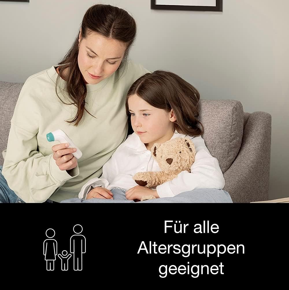 Braun Sensian Swipe 5 Schläfenthermometer, TempleSwipe-Technologie, farbcodierte Digitalanzeige, geeignet für Babys und Kinder, 3-Sekunden-Ergebnisse, die Marke Nr. 1 bei Ärzten (1), BST200 – Bild 6