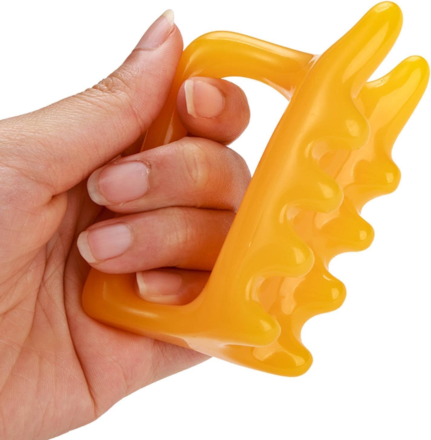 Harz-Handmassagegerät, Druckpunkt-Massagegerät, Triggerpunkt-Massagegerät, Entspannungsgerät, kompaktes Gerät mit glatter Kante für Faszien für Gesicht, Hals – Bild 8