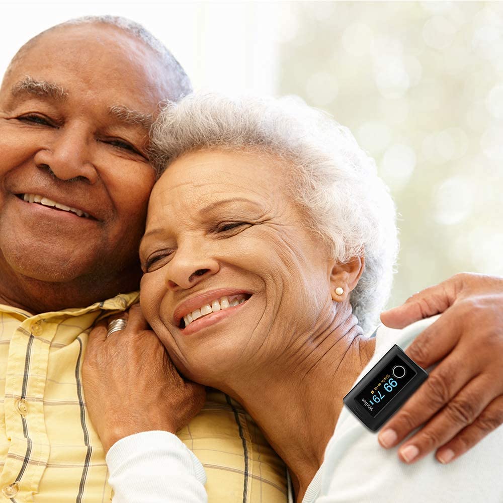 ViATOM Bluetooth Pulsoximeter Fingeroximeter mit App und 12 Datensätzen, Sauerstoffsättigungsmessgerät Finger, Blutsauerstoffmessgerät Finger für Herzfrequenz mit Alarm, professionelle App – Bild 7
