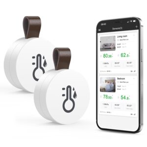 ORIA Bluetooth-Hygrometer, Mini-The...