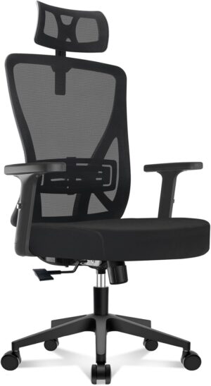 Durrafy Ergonomischer Bürostuhl mi...