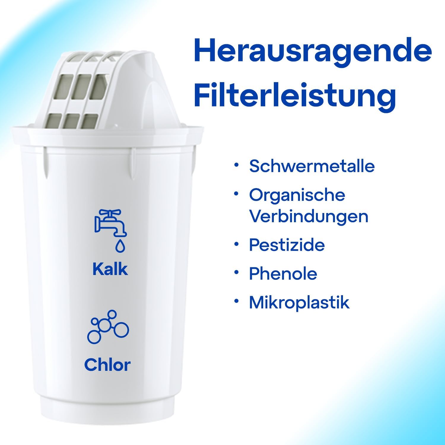 AQUAPHOR Provence A5 mg Wasserfilterkrug 4,2 l mit A5 mg Kartusche für weiches, kalkfreies und besser schmeckendes Wasser, schwarz – Bild 8