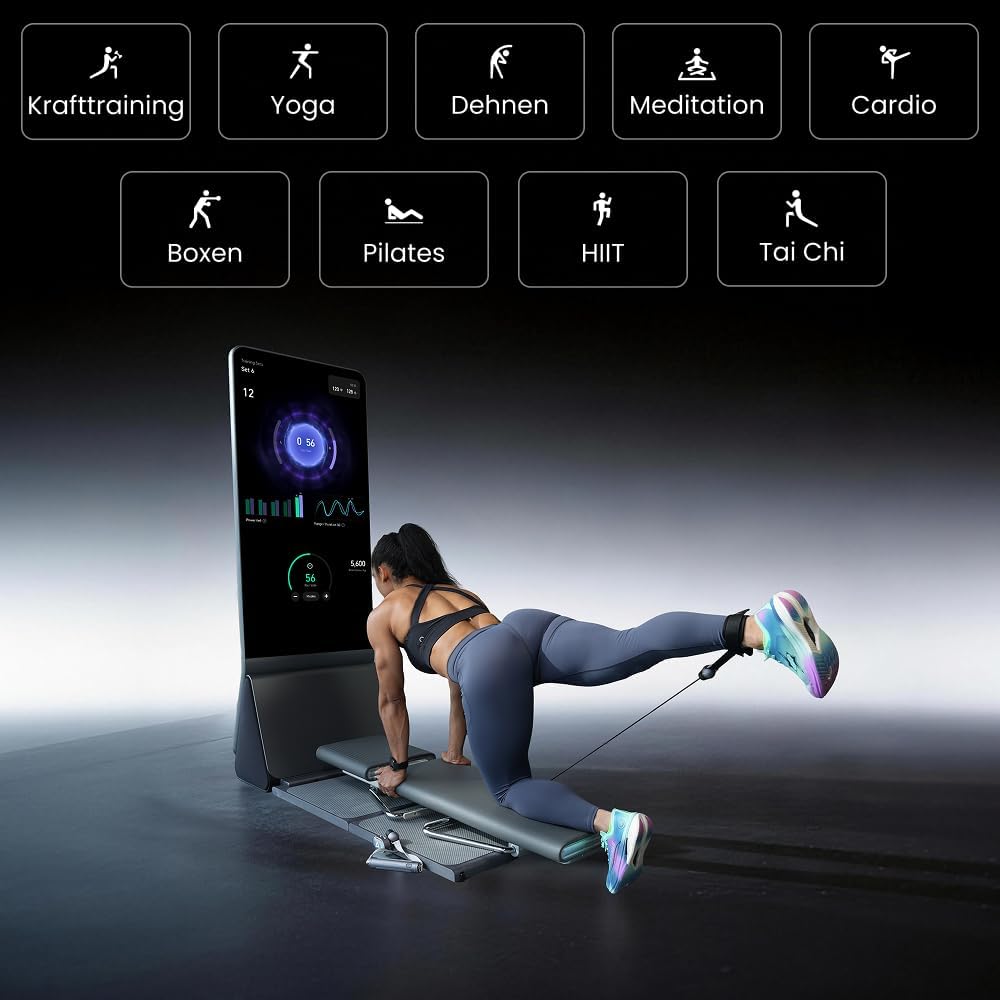 AEKE Smart Home Gym System – Fitnessspiegel K1: KI-gestütztes All-in-One-Fitnessgerät für Ganzkörper-Krafttraining und personalisierte Workouts – Bild 6