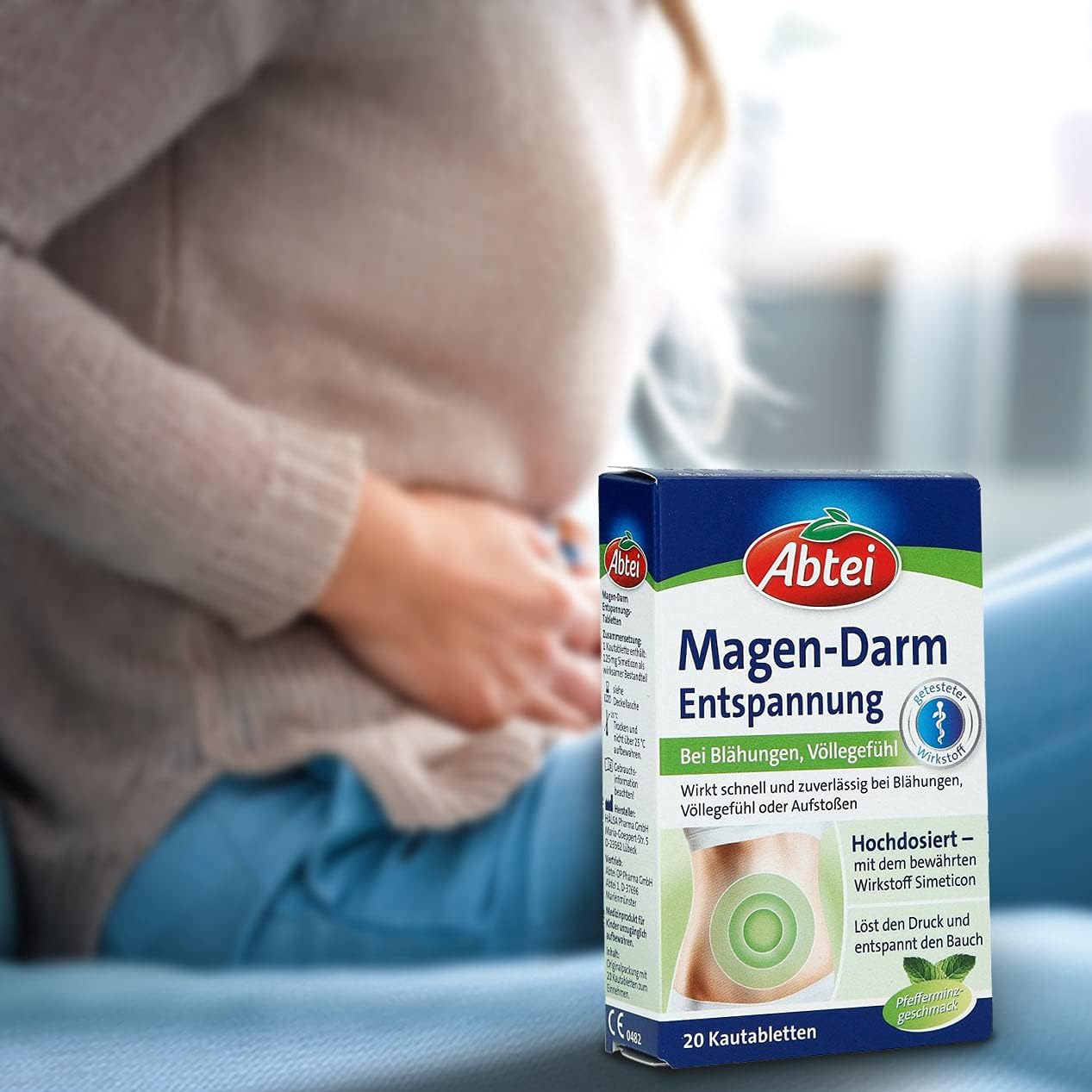 Abbey Magen-Darm-Entspannungstabletten, 20 Stück, 1 Packung (39 g) – Bild 2