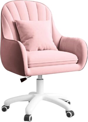 Home-Office-Stuhl, Samtstuhl mit Ki...