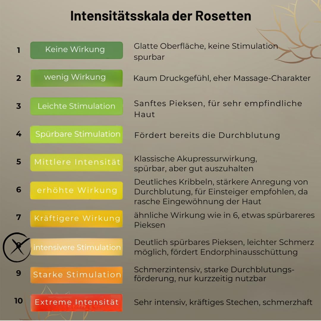 Glanzstück Berlin® Health Collection: Intense XL Akupressurmatten-Set, Leinen, hilft bei Verspannungen, Rückenschmerzen, Massagematte mit Kissen (Wärmefunktion) und Tasche, nachhaltig – Bild 4