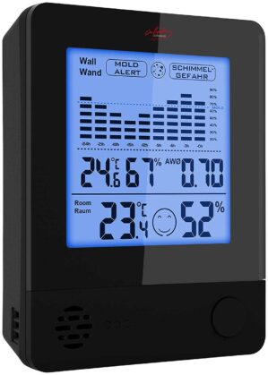 infactory Schimmelalarm: 2-in-1 The...