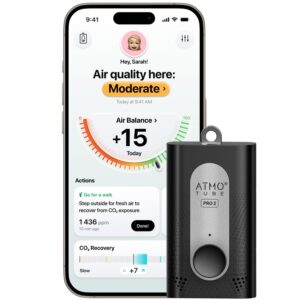 Atmotube PRO 2 Batteriebetriebener,...