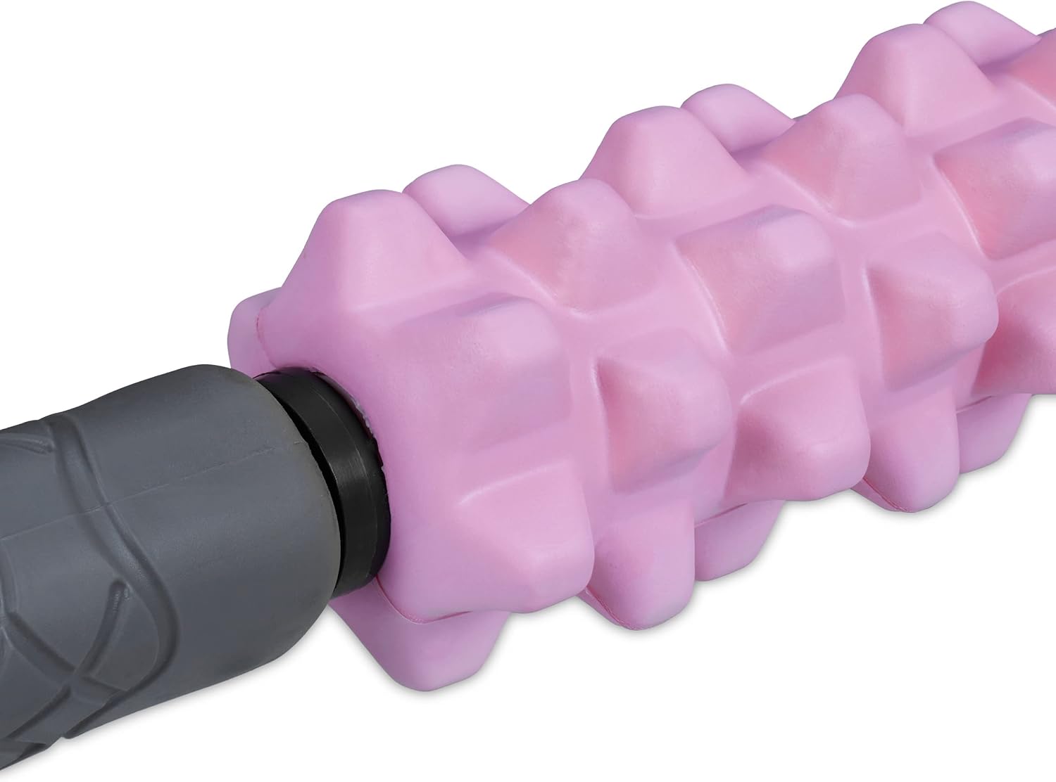 Relaxdays Faszienrolle, 3er-Set, Massagerolle, Faszienstab, Igelball, mittelhart, mit Noppen, Nacken, Rücken, Beine, rosa – Bild 7