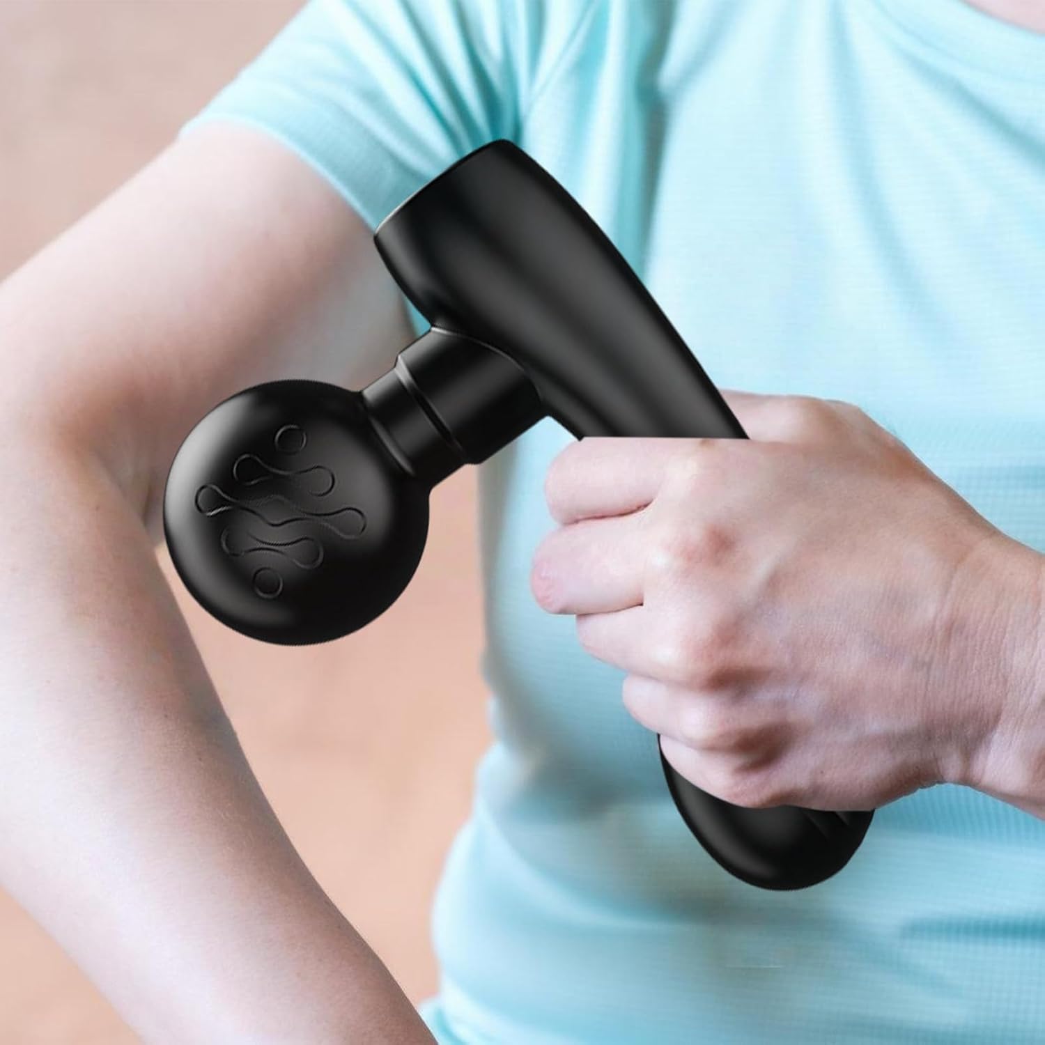Muskelmassagegerät – Tragbares elektrisches Doppelkopfmassagegerät, Leises Muskelentspannungsgerät, Gesundheitsmassagegerät | Entspannungsgerät Für Sportler, Frauen Und Männer Vor Und Nach Dem Trainin – Bild 5
