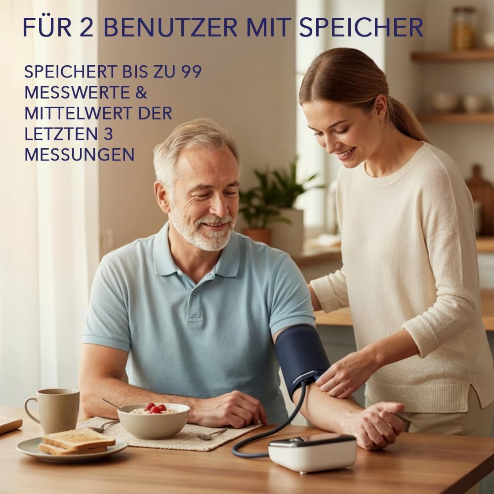 IEA Medical Bundle: Blutdruckmessgerät & Pulsoximeter, Blutdruckmessgerät, Pulsüberwachung & Sauerstoffsättigung in einem Set zur Gesundheitsüberwachung – Bild 4