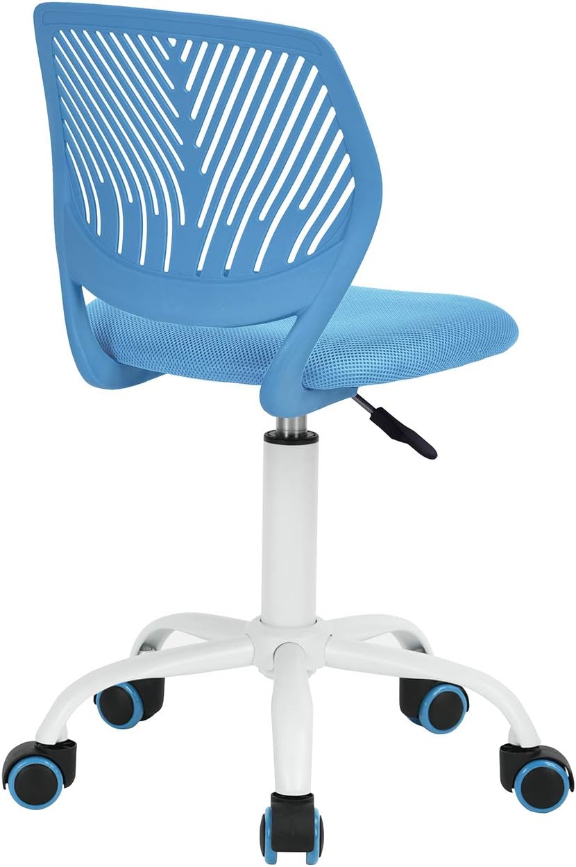 FurnitureR 2 x höhenverstellbare Drehstühle, ergonomischer Schreibtischstuhl für Kinder/Jugendliche, drehbarer Bürostuhl mit Rollen für Heimbüro und Kinderzimmer – Bild 9