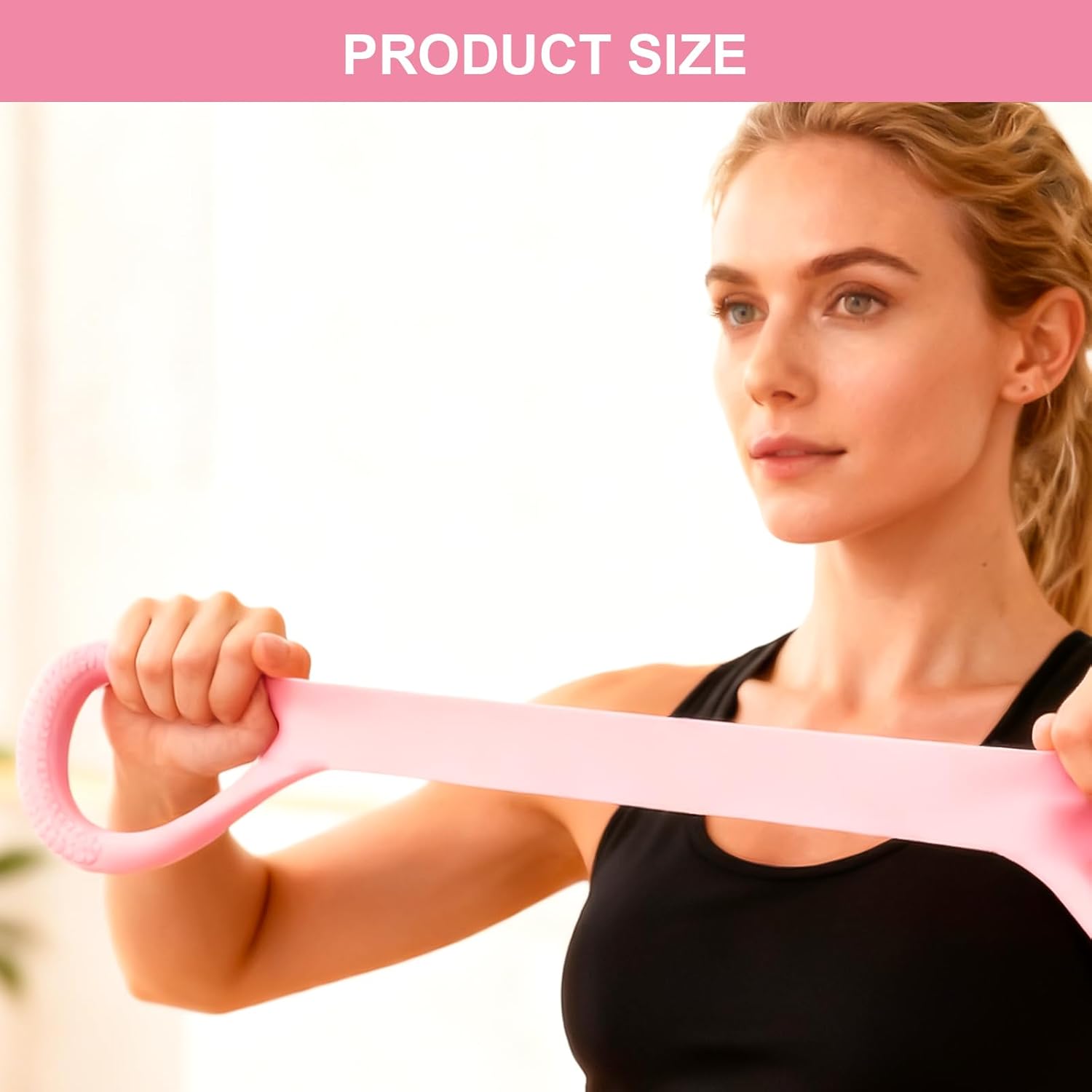 3-teiliges Set Widerstandsbänder, Fitnessbänder-Set, 8 geformte Arm-Trainingsbänder, Übungsbänder, Pilates-Stretchbänder für Ganzkörpertraining, Muskeltraining, Brustexpander-Übungen, Fitnessband – Bild 3