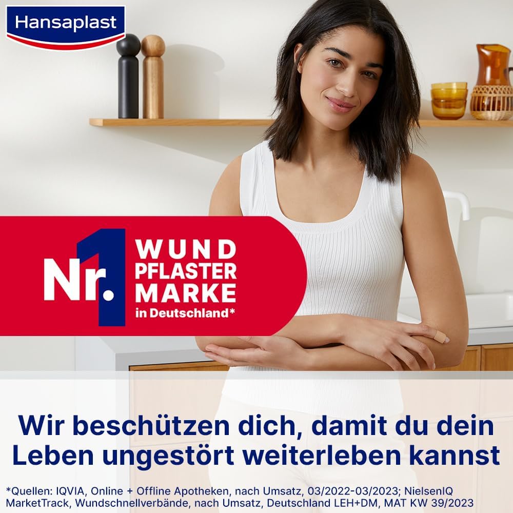 Hansaplast Sensitive Kinderpflaster (20 Streifen), Wundpflaster mit niedlichen Tiermotiven zur Aufmunterung von Kindern, schmerzfreie Entfernung, Pflasterset – Bild 6