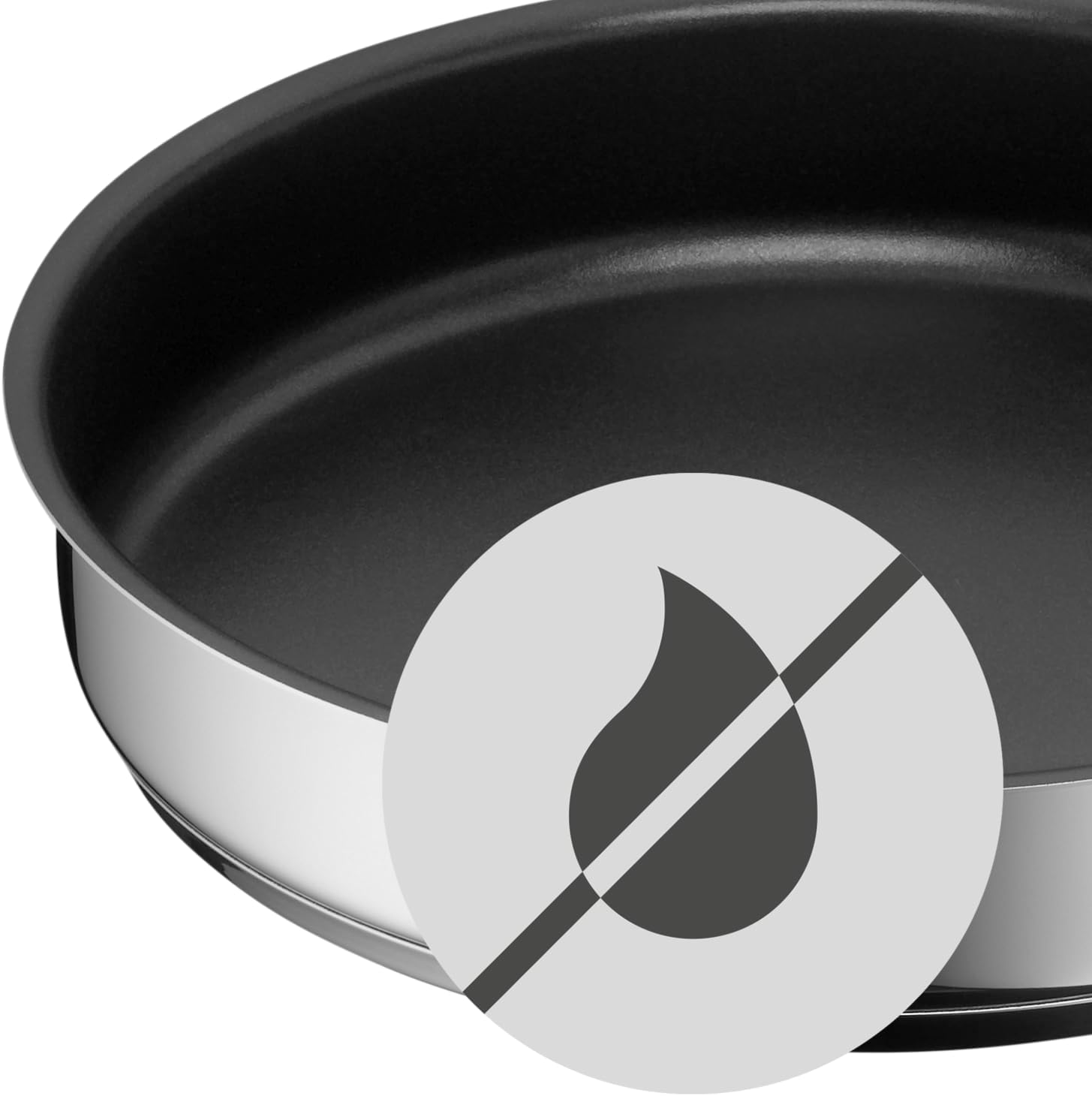 WMF Mini-Bratpfanne beschichtet klein 18 cm, Cromargan Edelstahl poliert, Induktion, stapelbar, ideal für kleine Portionen oder Single-Haushalte – Bild 6