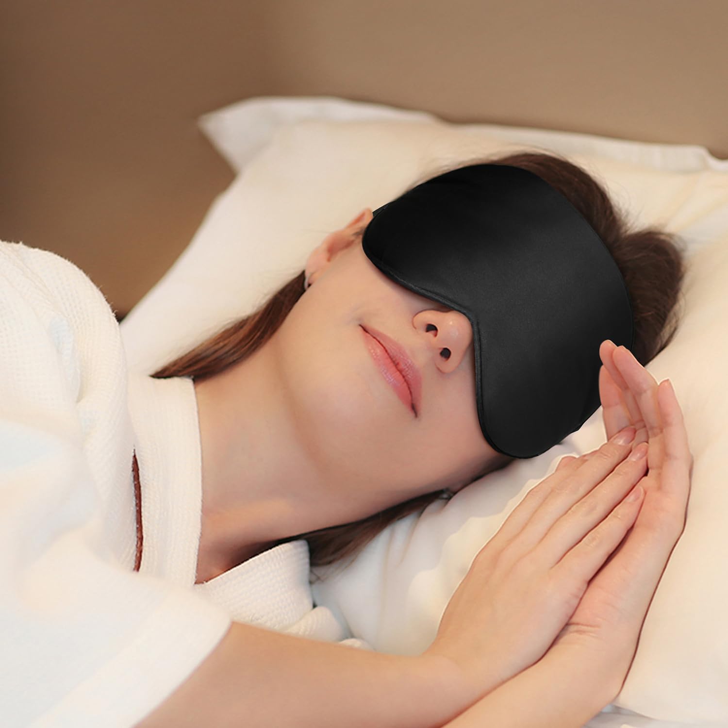 Gritin Schlafmaske, Schwarz – Bild 8