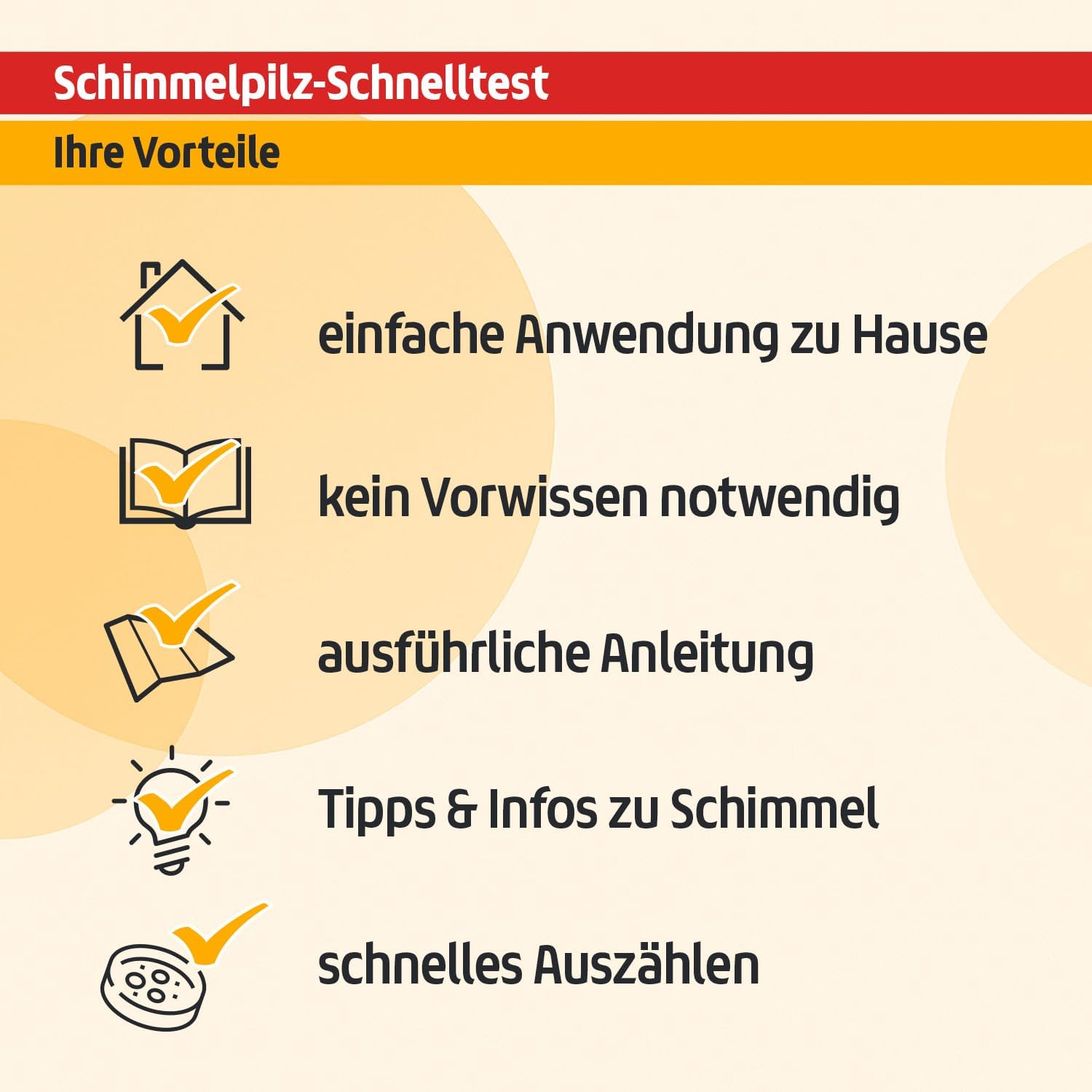 Schimmeltest mit 10 Nährböden, Schimmel-Schnelltest zur Bestimmung von Schimmelpilzsporen in der Luft – Bild 6