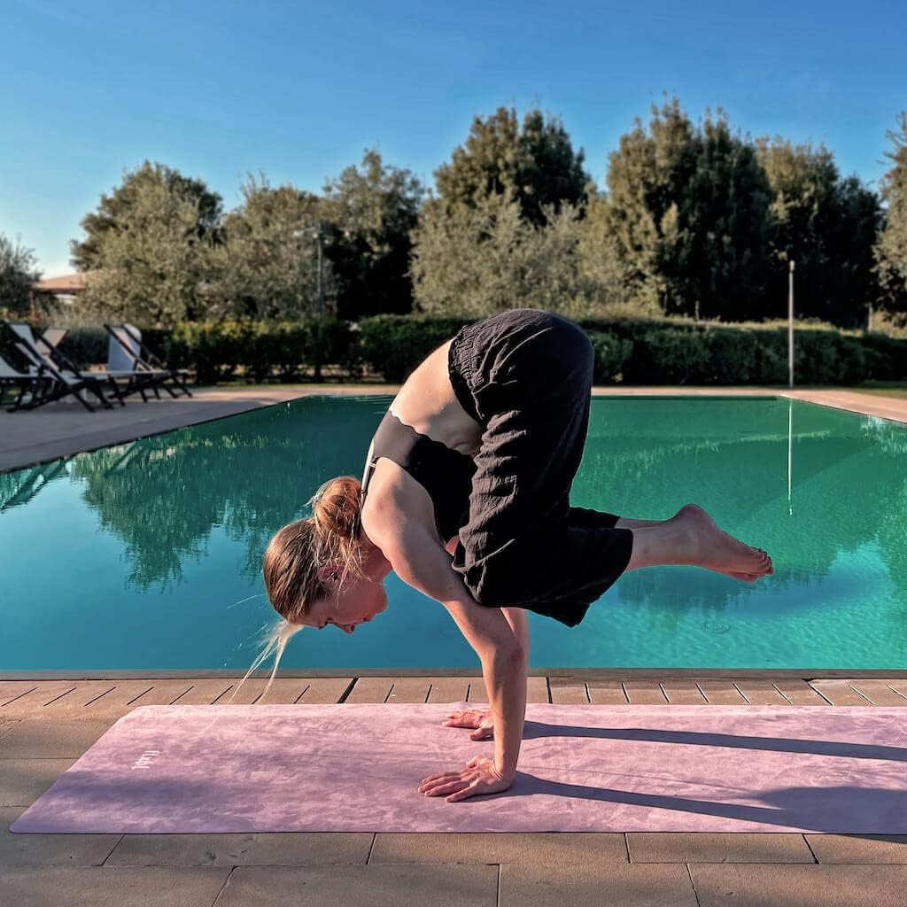 FLXBL Reise-Yogamatte und -unterlage – dünn, leicht, faltbar und waschbar – Bild 7