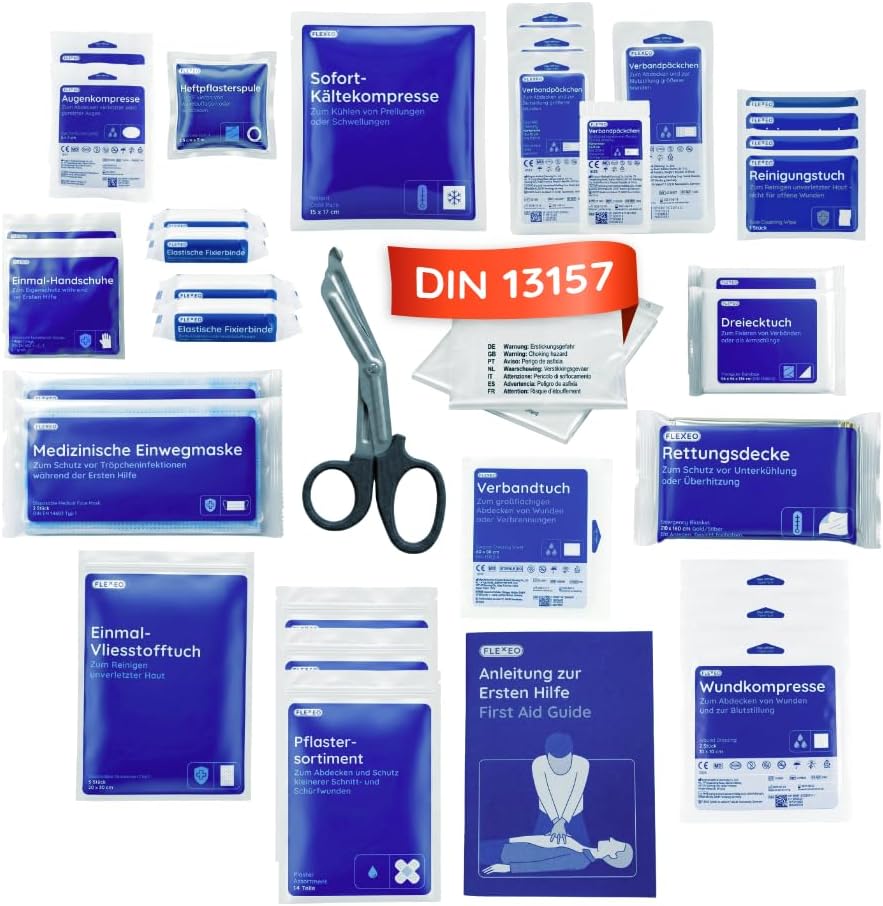 DIN 13157 Erste-Hilfe-Nachfüllset, Polsterung für HSE-Erste-Hilfe-Set