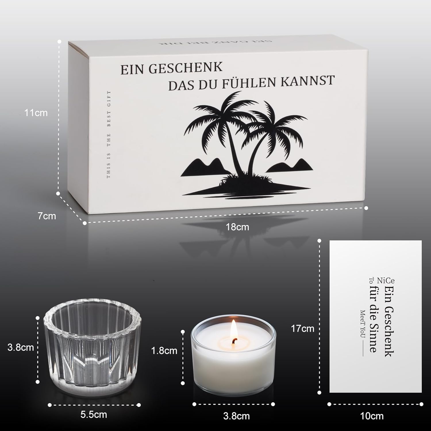 Geschenke für Frauen, Duftkerzen-Geschenkset, 12-teilig – versteckte Botschaft erscheint beim Brennen, Geburtstagsgeschenk für Frauen, Muttertagsgeschenke für Mama, Geschenk für die beste Freundin – Bild 4