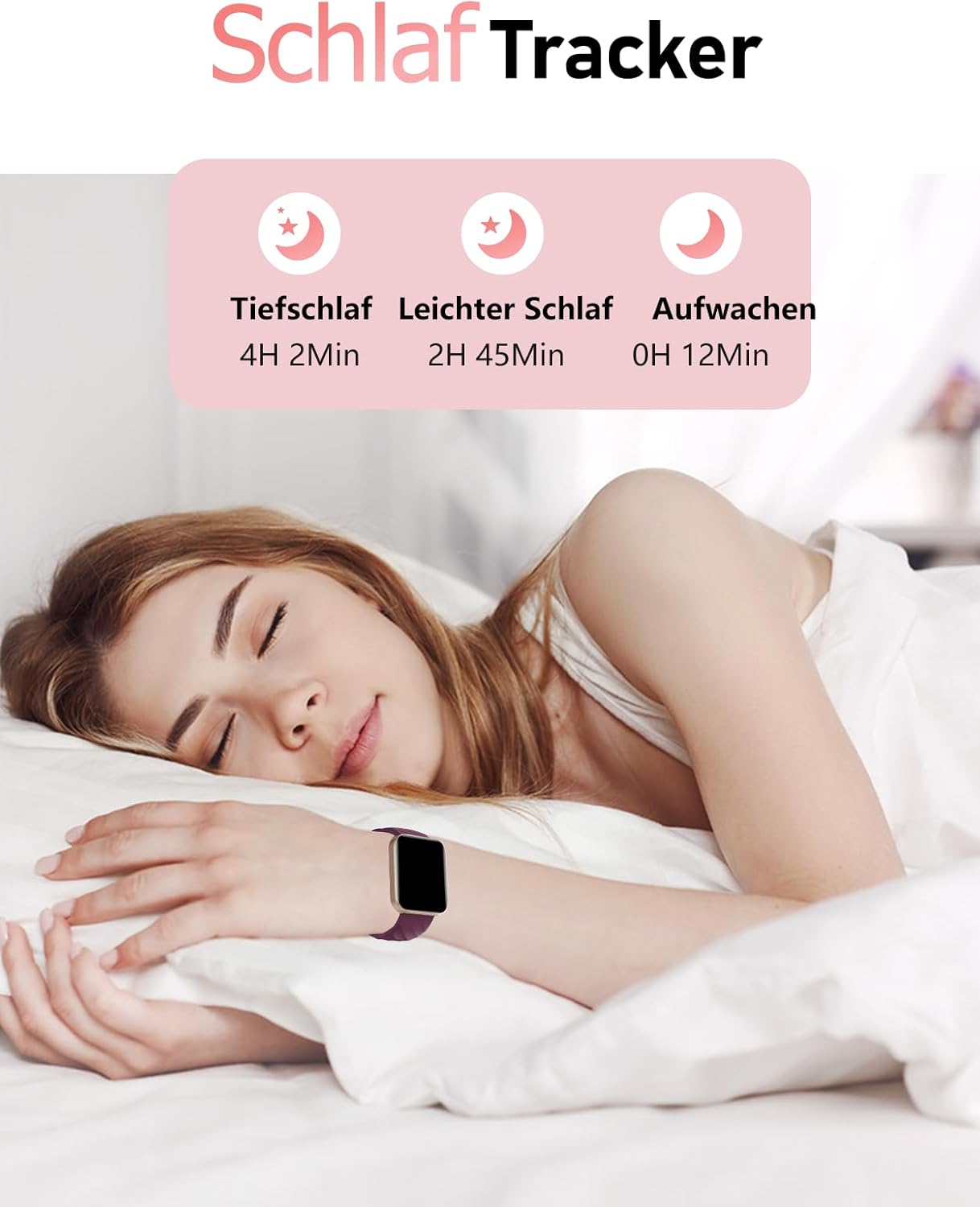 HUAKUA Smartwatch mit Telefonfunktion für Damen und Herren, über 100 Sportmodi, Fitnessuhr mit Herzfrequenzmesser, SpO2-Messung, Schlafüberwachung, Nachrichten für Android iOS – Bild 5