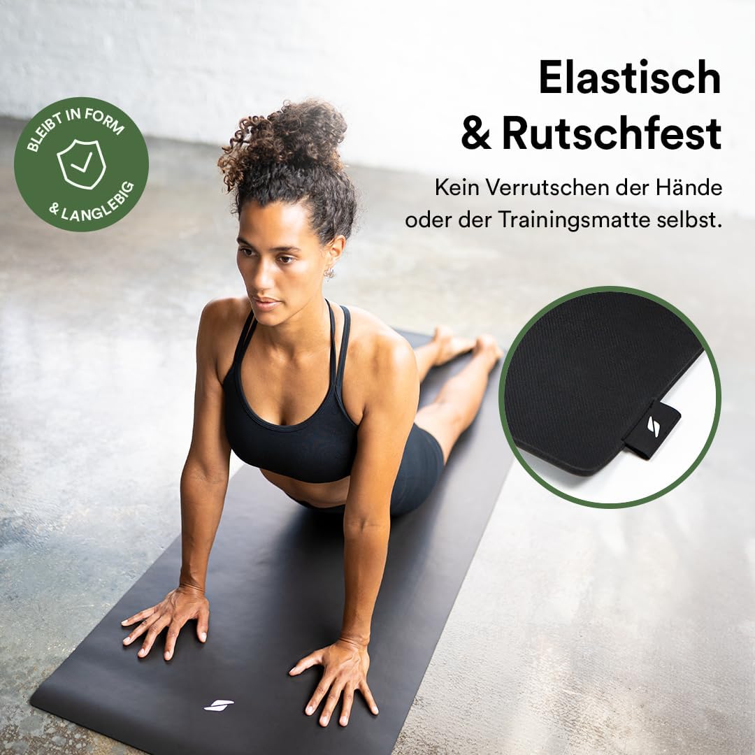 STRYVE Training Mat Pro – Yogamatte rutschfest – Yogamatte aus Naturkautschuk & PU – Trainingsmatte, Fitnessmatte & Sportmatte für Home Gym, Pilates, Yoga & HIIT – 5 mm Gymnastikmatte groß (181 x 61 cm) – Bild 3
