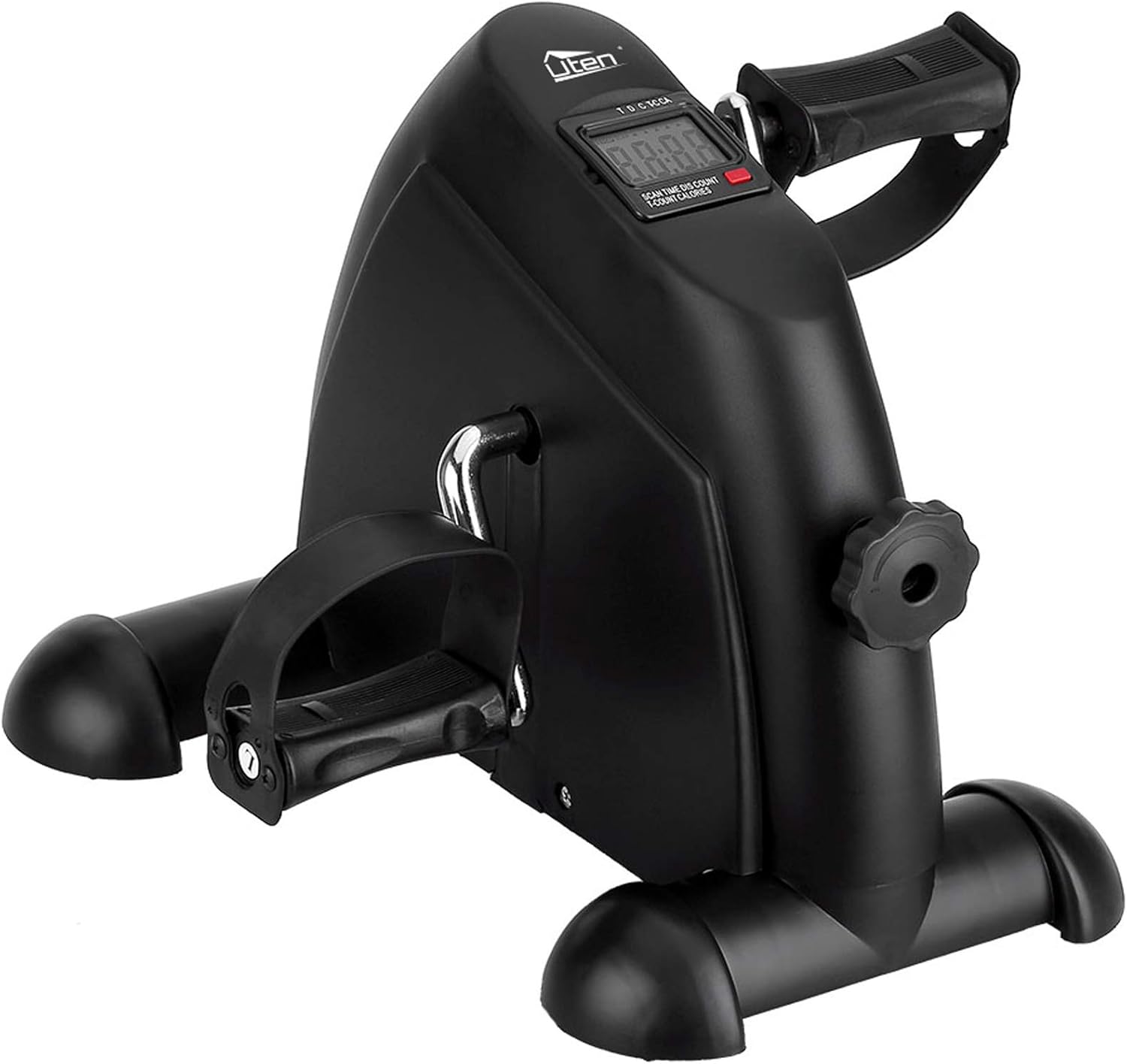 Mini Heimtrainer, Uten Heimtrainer Fitnessgerät mit einstellbarem Widerstand mit rutschfester Matte Mini Bike Arm und Beintrainer für Zuhause Büro Einstellbarer