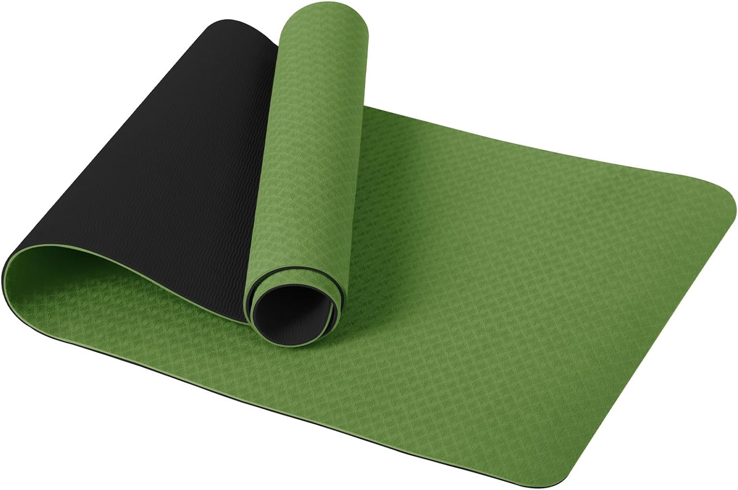 Good Nite Gymnastikmatte, Yogamatte, Fitnessmatte, rutschfeste Trainingsmatte, Sport-Gymnastikmatten, Pilates-Matte, Bodenturnmatte mit Tragegurt, 183 x 61 x 0,6 cm