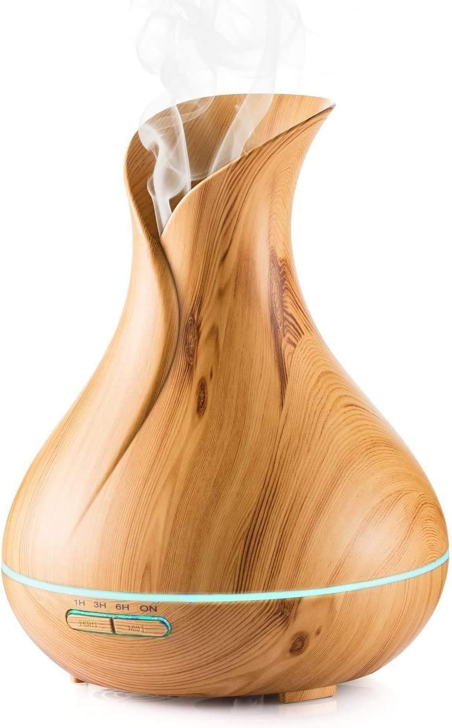 550 ml Aromadiffusor für ätherische Öle, Ultraschall-Luftbefeuchter mit 7 LED-Farben, BPA-frei, Aromatherapie-Diffusor für Schlafzimmer, Büro & Spa (550 ml)