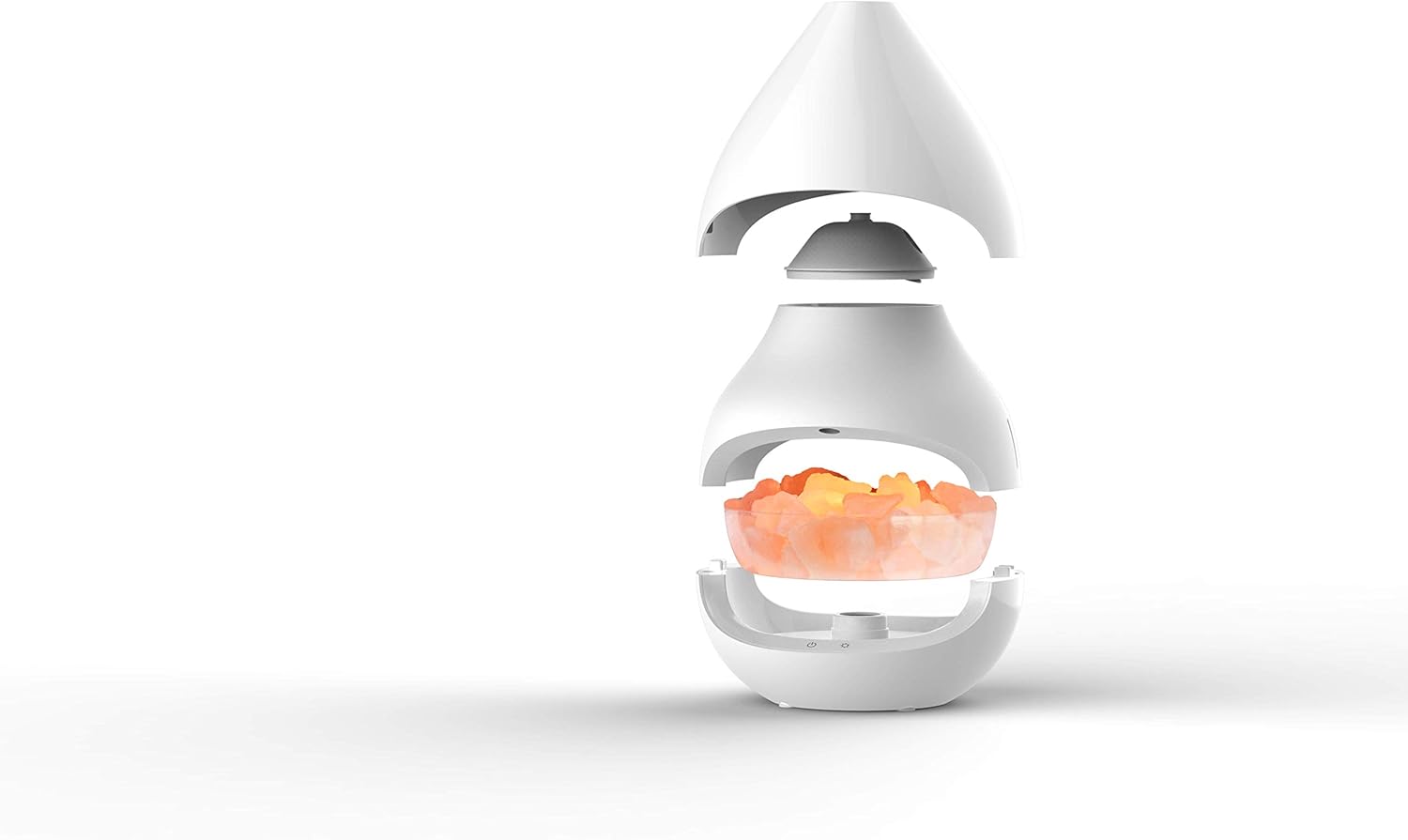 Aromadiffusor Salzkristalllicht, Luftbefeuchter, Salzkristalllampe, Ionisator, Duftöldiffusor, Aromatherapie, Raumharmonie – Bild 5