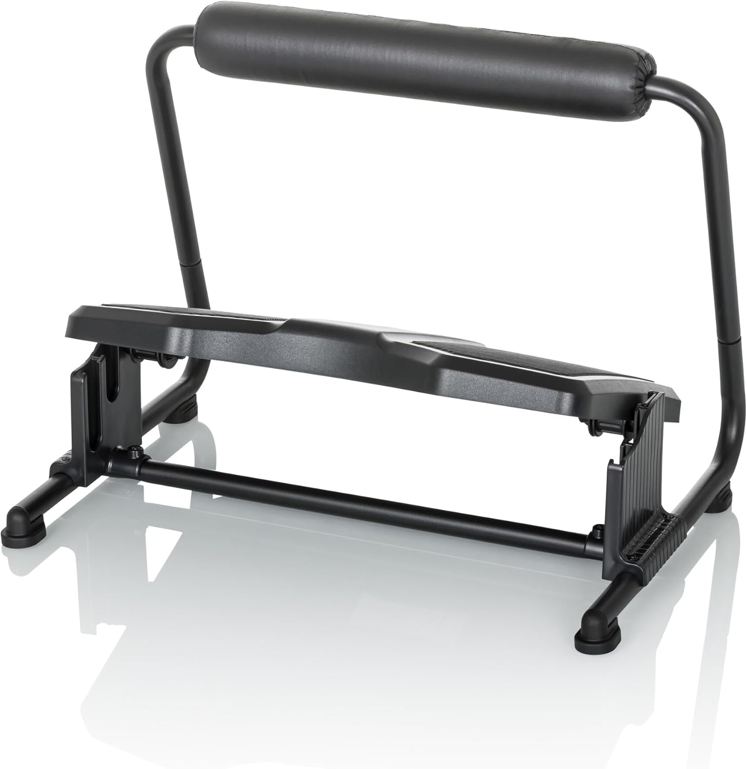 hjh OFFICE Büro-Fußstütze Podi F, schwarz, ergonomische Fußstütze, höhenverstellbar und neigbar, mit Beinauflage, 830111 – Bild 7