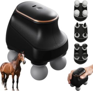 Handmassagegerät für Pferde, 4 Ko...