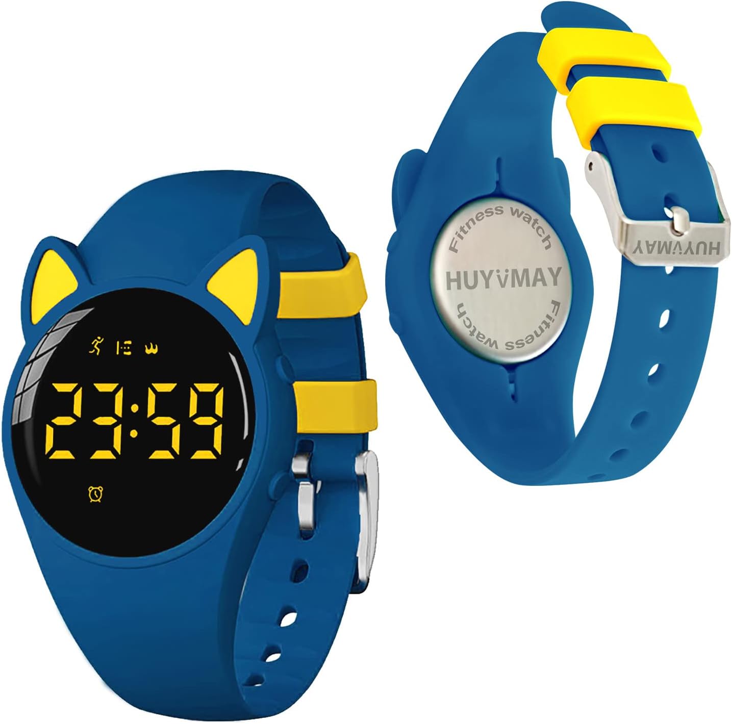 Kinder Schrittzähler Uhr Fitness Tracker Ohne App/Handy, IP68 wasserdichte Digitale Armbanduhr Sportuhr mit Schrittzähler Kalorienzähler Distanzzähler Timer Wecker für Kinder Mädchen Jungen