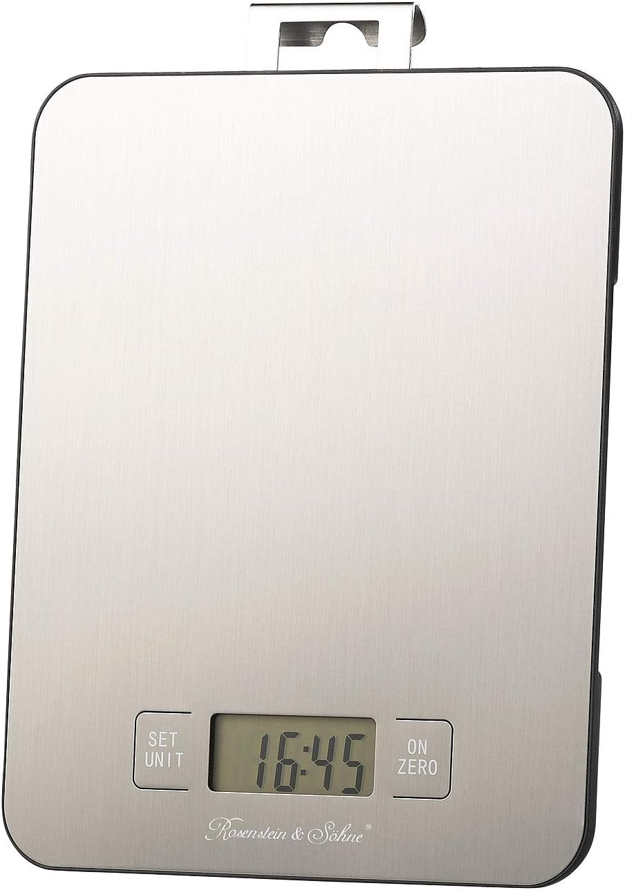 Rosenstein & Söhne Wandküchenwaage: Digitale Küchenwaage zur Wandmontage (Küchenwandwaage). – Bild 3