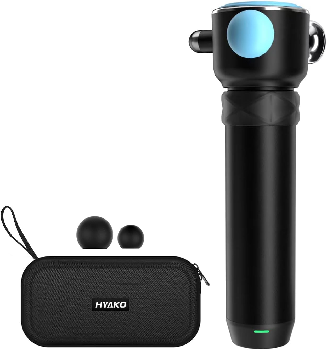HYAKO Pro Massagepistole, Therapiemassagegerät, Tiefengewebe-Vibrationsmassagegerät mit bis zu 7500 U/min zur Schmerzlinderung am ganzen Körper und Faszienbegrenzung – Geschenke