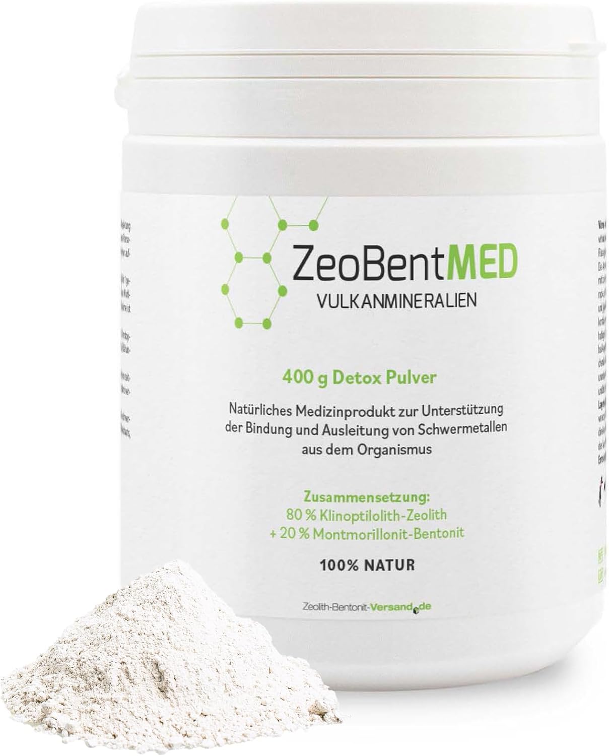 Zeobent MED Detox-Pulver 400g